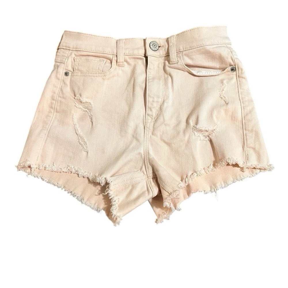 Express Light pink Distressed Jean Shorts size 4